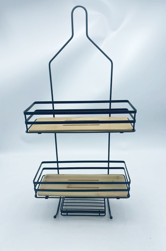 Bathroom Basket Storage Rack，Hanging Rack in Kitchen, Living Room 
