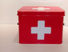 Home Use Medicine Storage Can Medical Kit Galvanized Metal First Aid Box