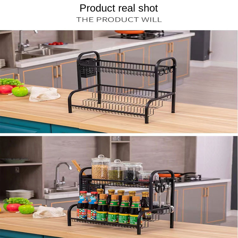 Multifunctional Household Storage Rack, Tabletop Seasoning Products, Multi-layer Chopsticks Rack, Kitchen Seasoning Storage Rack