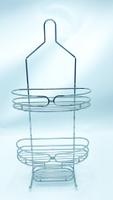 Bathroom Basket Storage Rack，Hanging Rack in Kitchen, Living Room 