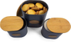 Vintage Metal Storage And Organization Food And Coffee Canister Set Collection