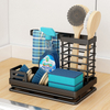 Sponge Dishwashing Brush Storage Rack with Drainage Tray, Detachable Kitchen Sink Storage Rack, Cloth Rack
