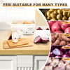 Potato Onion Garlic Storage Bin with Lid Set of 3 Potato Storage For Pantry Garlic Keeper For Counter