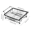 Multi Purpose Sink Organizer, Can Hold The Table Top To Drain The Water From Dishes, Neatly Organized, with A Retractable Design, Can Accommodate Any Size Sink, Suitable for Use.