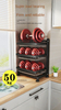 Kitchen Storage Rack, Multifunctional Dish Rack, Bowl And Chopsticks Storage, Buckle Type Countertop, Wall Mounted Dish Storage Rack, Drainage Rack