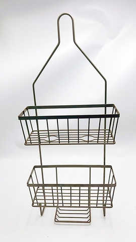 Bathroom Basket Storage Rack，Hanging Rack in Kitchen, Living Room 