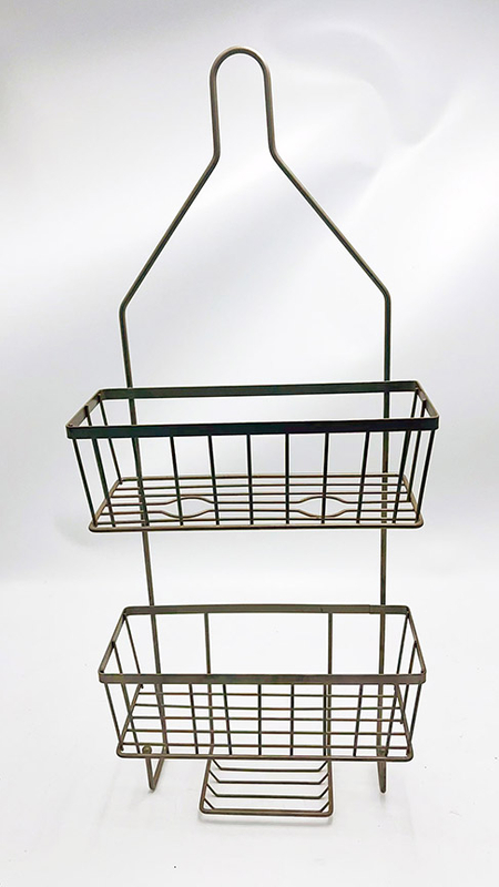 Bathroom Basket Storage Rack，Hanging Rack in Kitchen, Living Room 