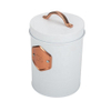 Galvanized Steel Set of 5pcs Coffee Tea Sugar Bread Biscuits Storage Can