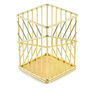 Creative Item Storage Basket Iron Art Desktop Sundry Sorting Storage Basket Home Pen Holder Rose Gold Storage Basket