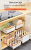 Kitchen Sink Pull-out Household Storage Rack Cupboard Storage Rack Drawer Storage Rack